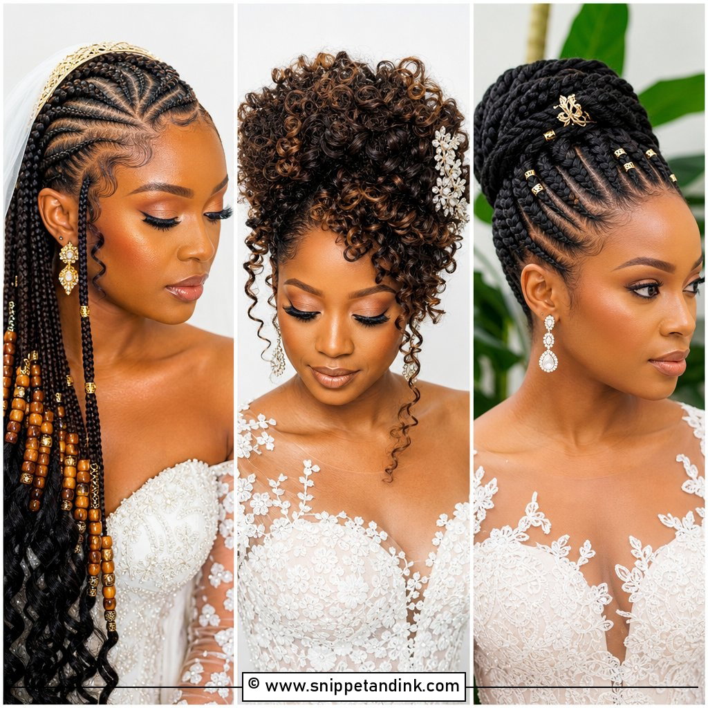 20 African Bridal Hairstyles Natural Hair Brides Love