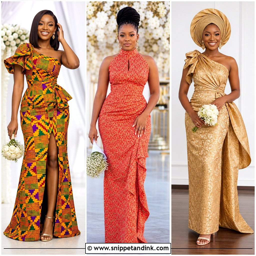 20 African Bridal Maids Dresses Style for a Polished Look