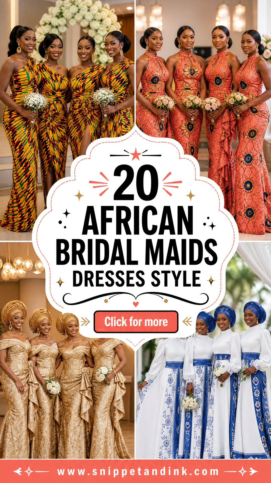 20 African Bridal Maids Dresses Style for a Polished Look - 20 African Bridal Maids Dresses Style for a Polished Look