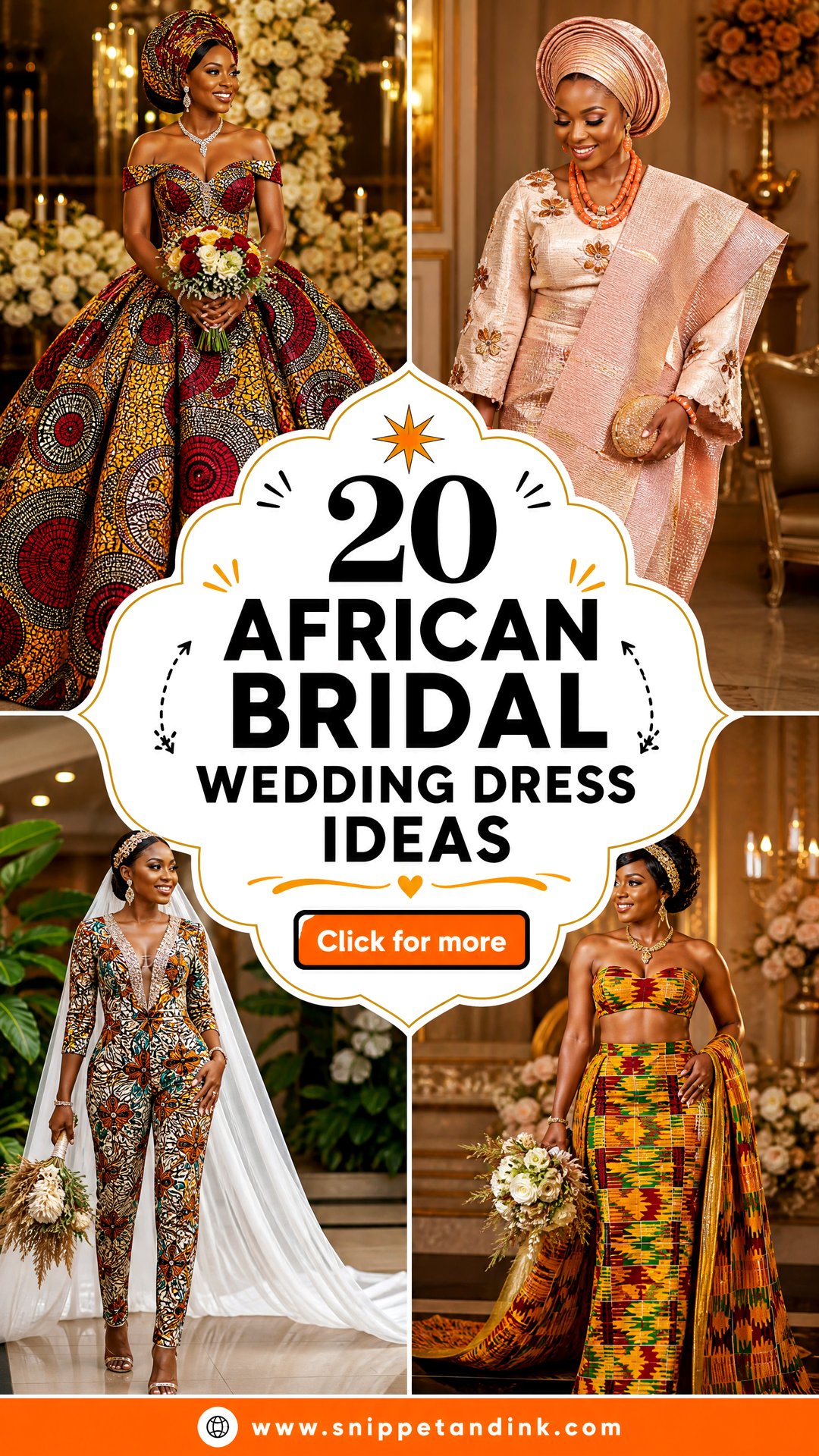 20 African Bridal Wedding Dress Ideas for a Regal Celebration - 20 African Bridal Wedding Dress Ideas for a Regal Celebration
