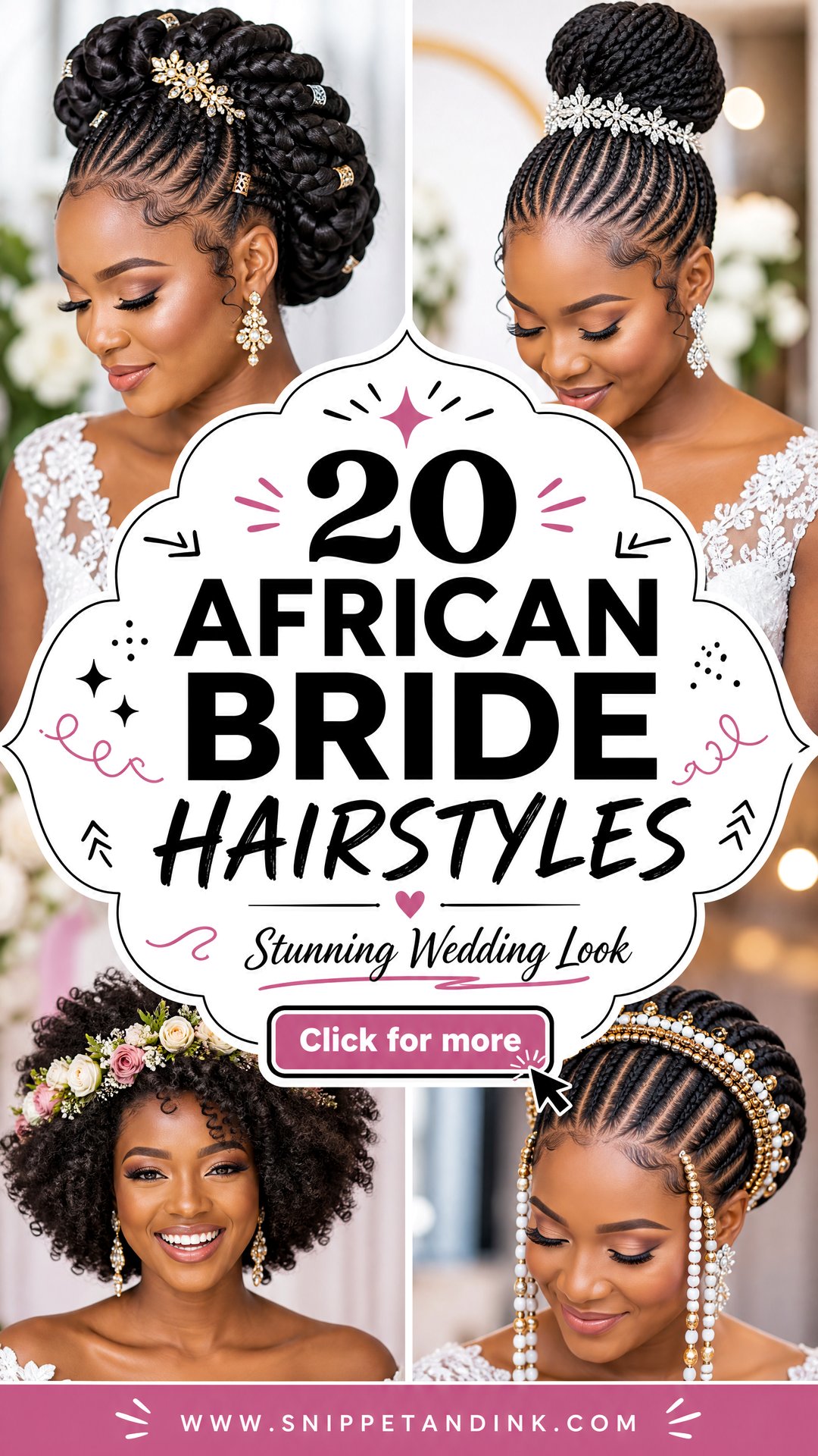 20 African Bride Hairstyles for a Stunning Wedding Look - 20 African Bride Hairstyles for a Stunning Wedding Look