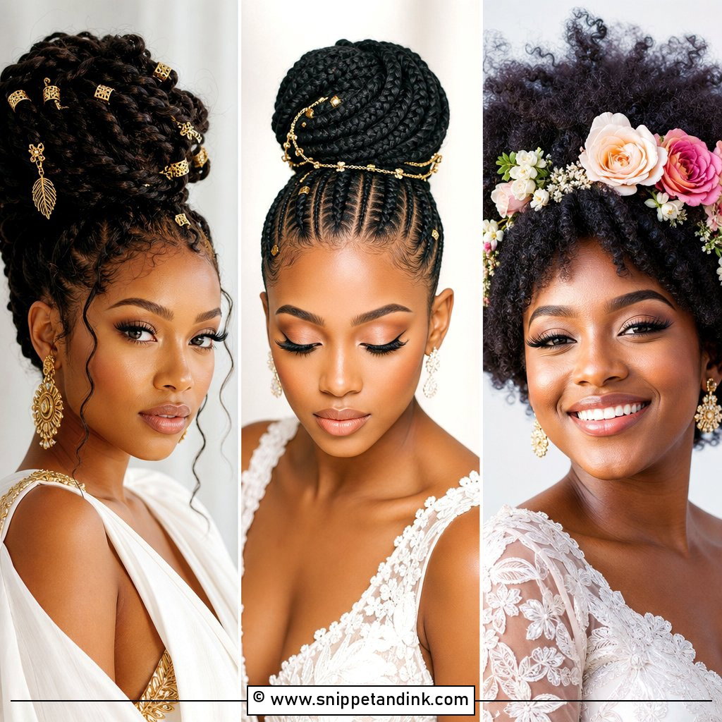 20 African Bride Hairstyles for a Stunning Wedding Look