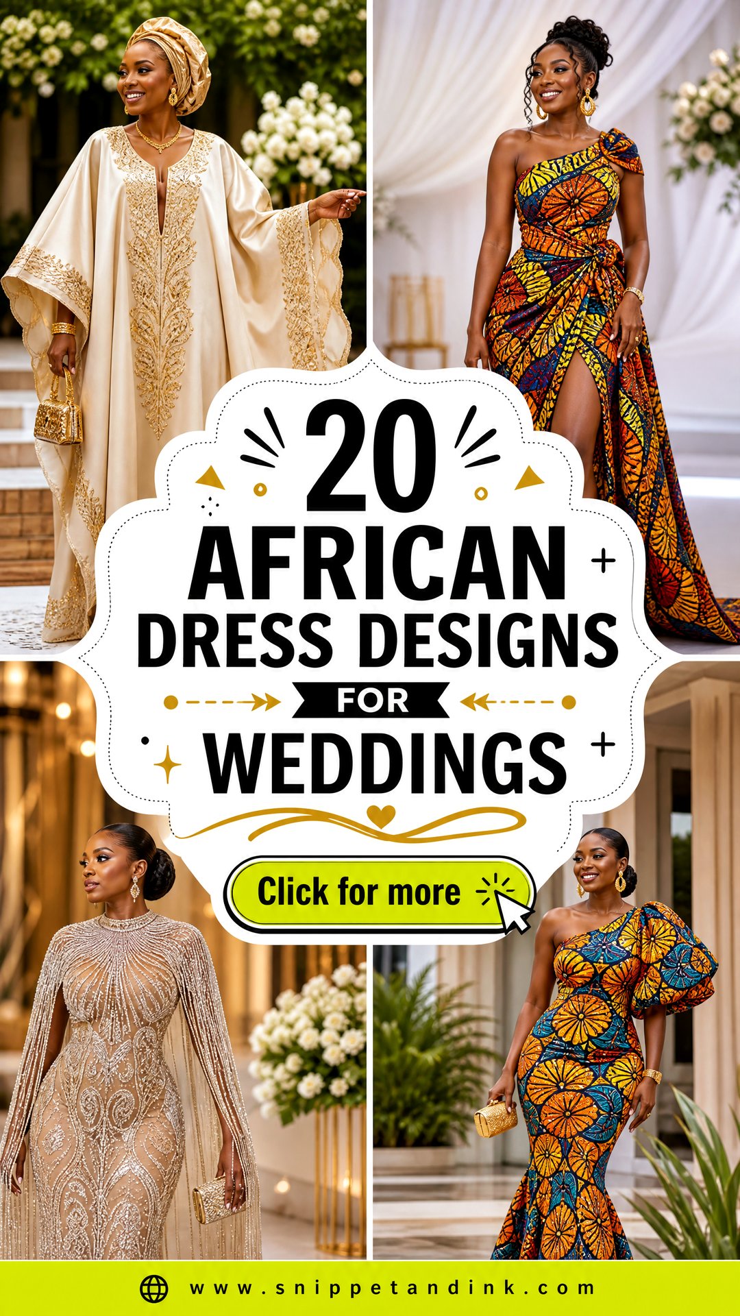 20 African Dress Designs for Weddings to Inspire Your Look - 20 African Dress Designs for Weddings to Inspire Your Look