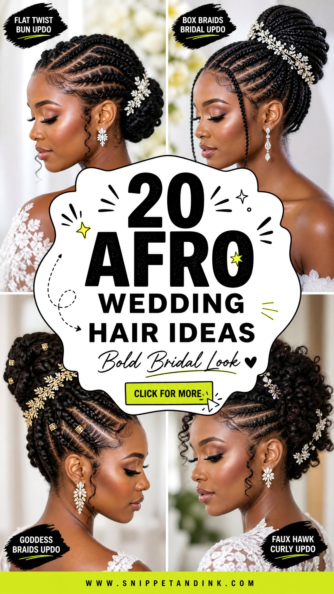 20 Afro Wedding Hair Ideas for a Bold Bridal Look - 20 Afro Wedding Hair Ideas for a Bold Bridal Look
