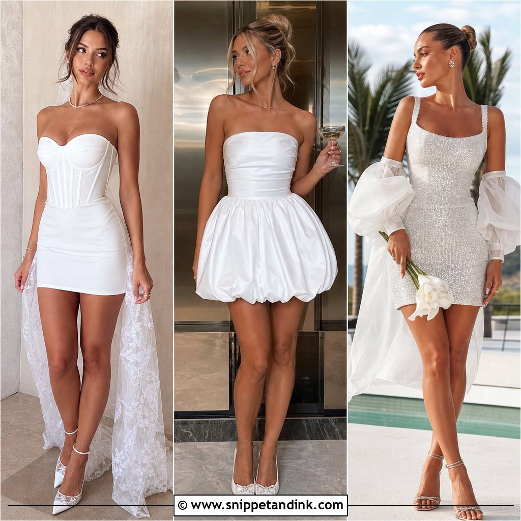 20 After Dress for Wedding Ideas for a Stylish Bridal Change