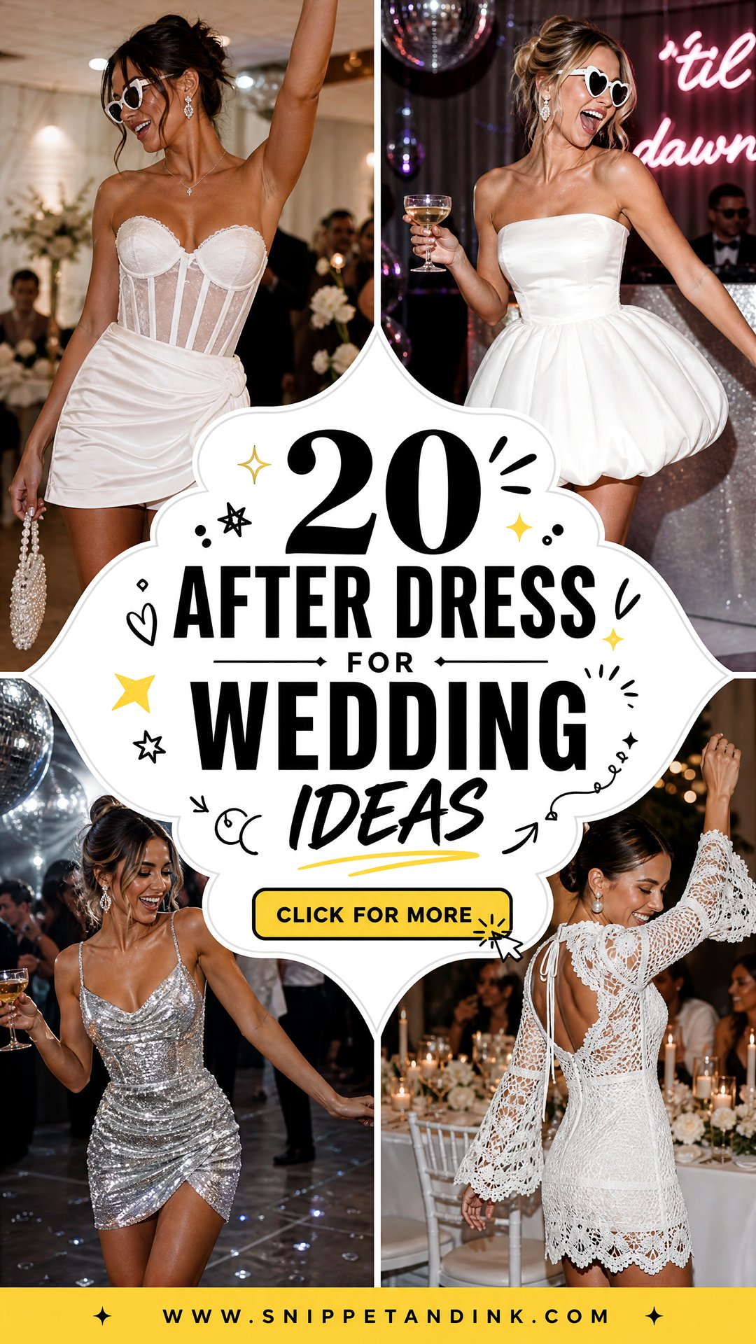 20 After Dress for Wedding Ideas for a Stylish Bridal Change - 20 After Dress for Wedding Ideas for a Stylish Bridal Change