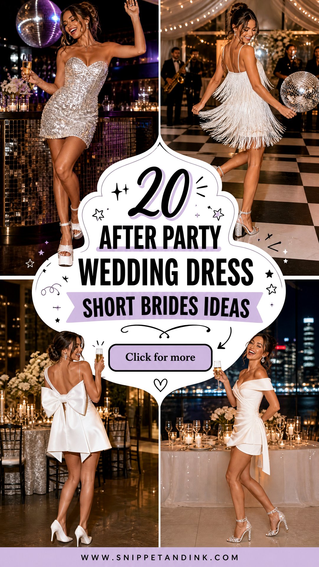 20 After Party Wedding Dress Short Brides Ideas Chic Party Looks - 20 After Party Wedding Dress Short Brides Ideas: Chic Party Looks