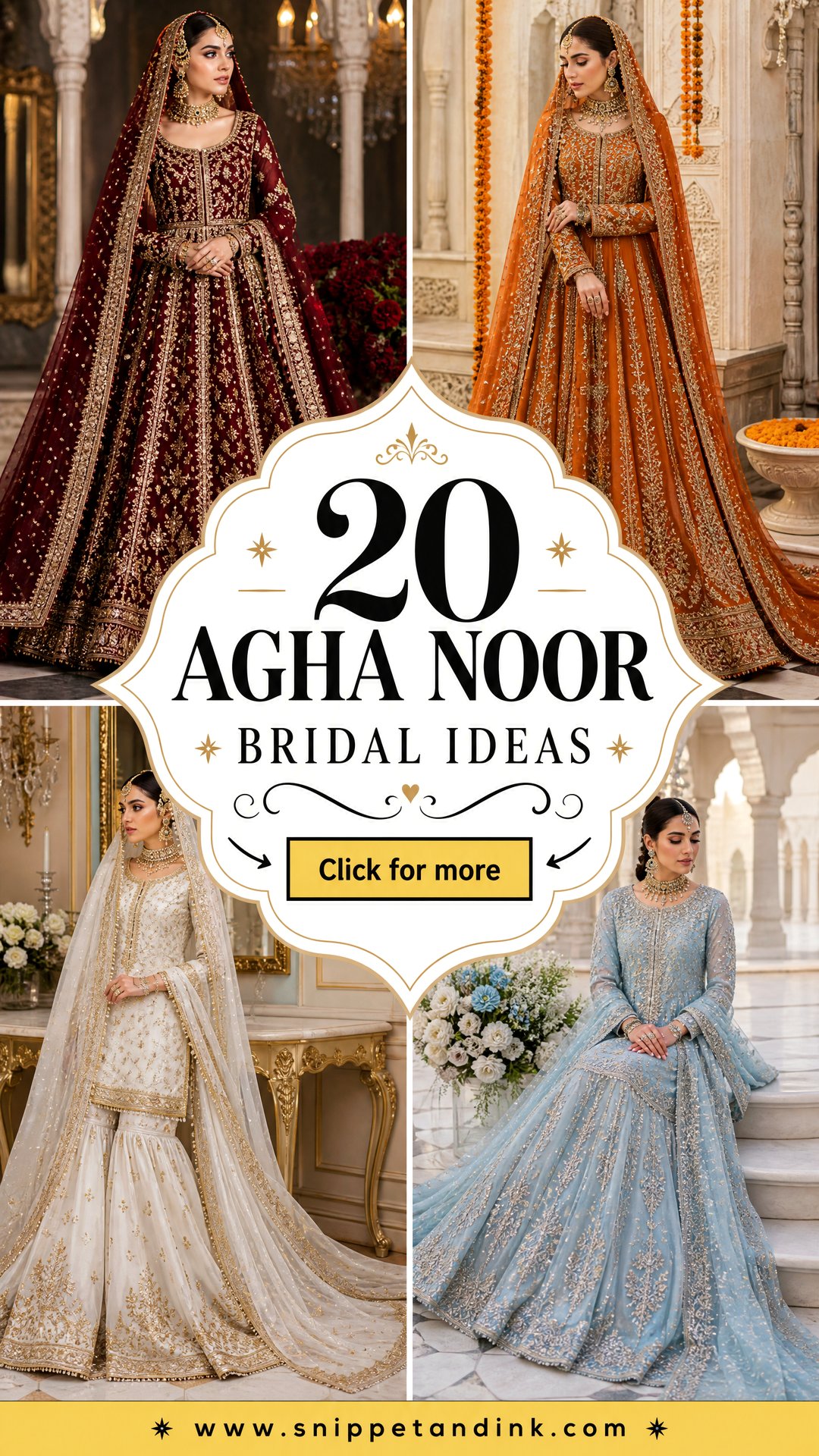 20 Agha Noor Bridal Ideas for a Luxe Pakistani Bridal Look - 20 Agha Noor Bridal Ideas for a Luxe Pakistani Bridal Look