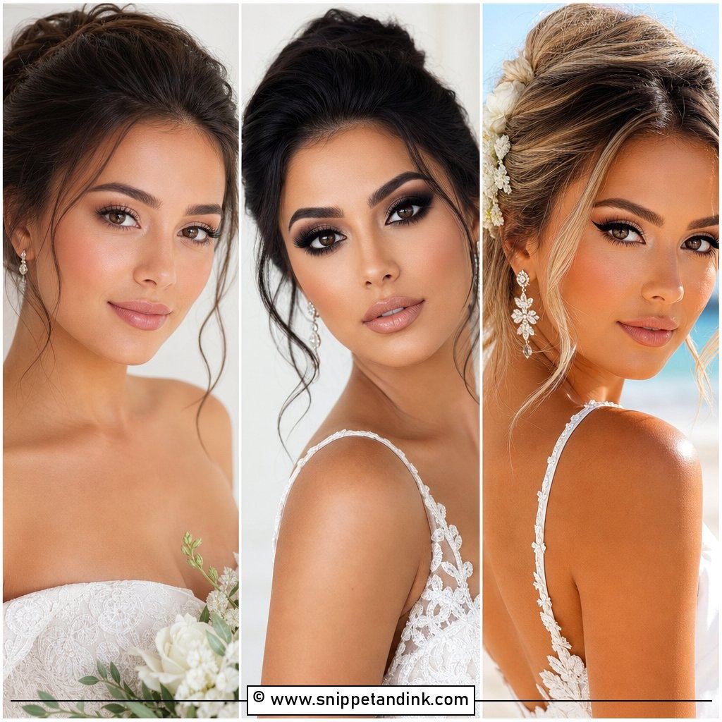 20 Airbrush Wedding Makeup Ideas for Flawless Bridal Glow