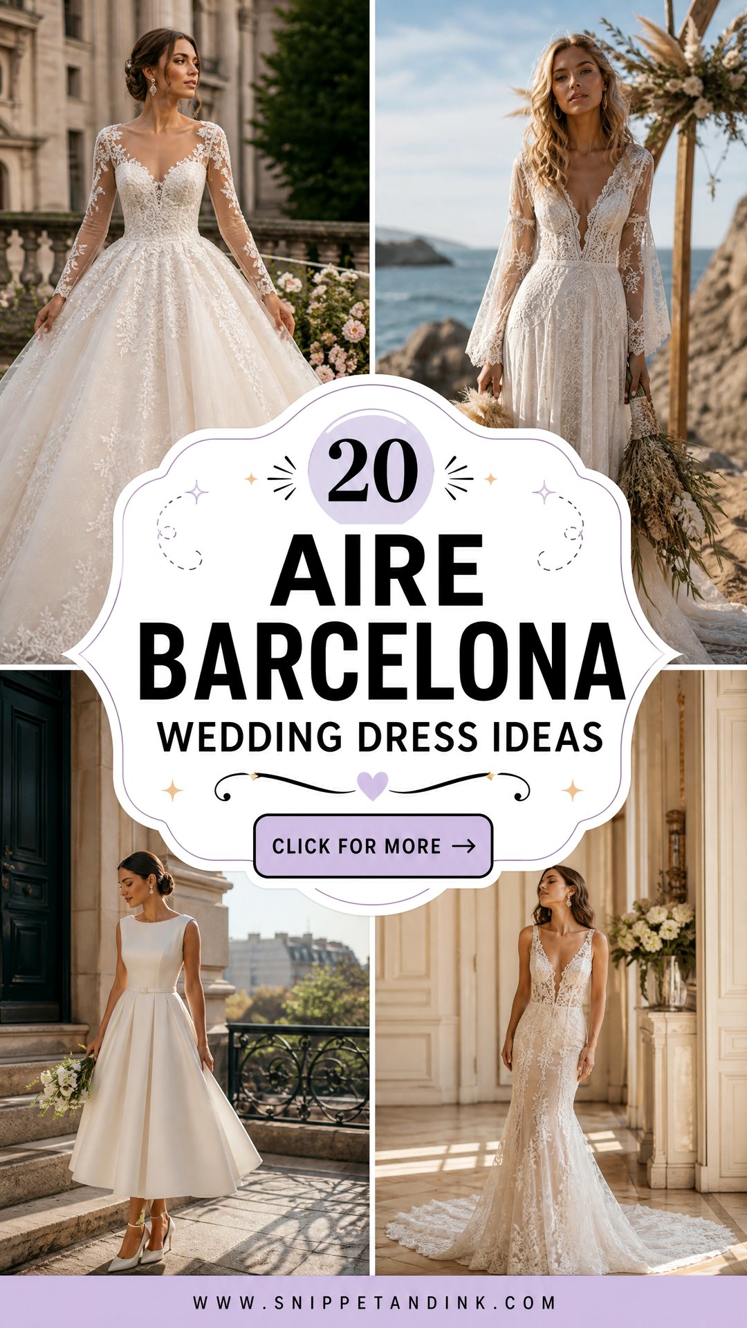 20 Aire Barcelona Wedding Dress Ideas for Modern Romantic Brides - 20 Aire Barcelona Wedding Dress Ideas for Modern Romantic Brides