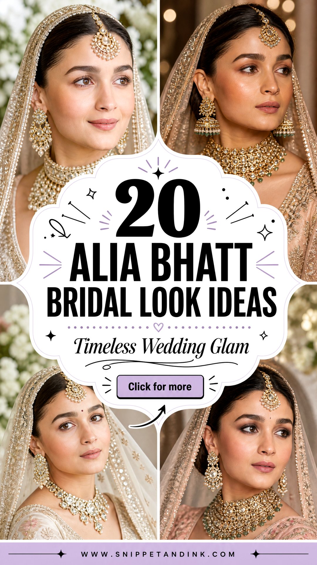 20 Alia Bhatt Bridal Look Ideas for Timeless Wedding Glam - 20 Alia Bhatt Bridal Look Ideas for Timeless Wedding Glam