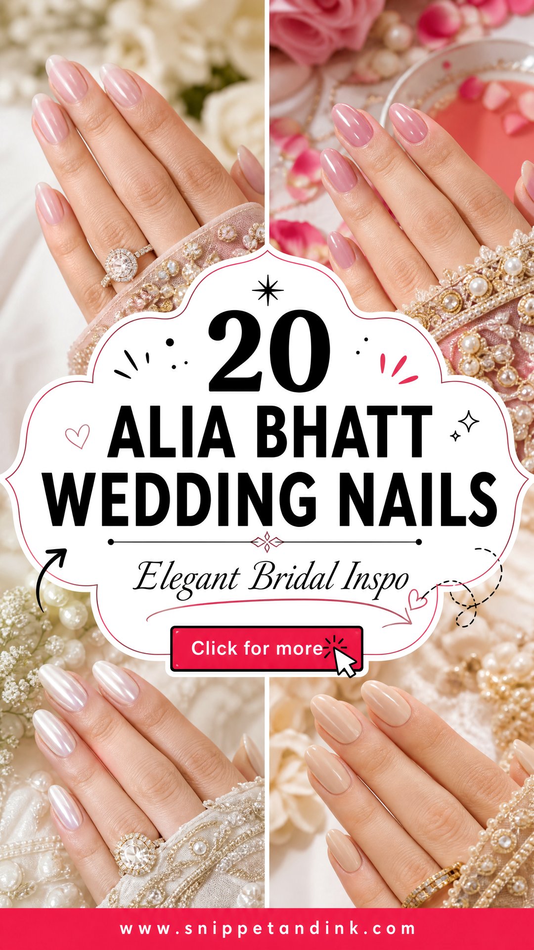20 Alia Bhatt Wedding Nails for Elegant Bridal Inspo - 20 Alia Bhatt Wedding Nails for Elegant Bridal Inspo
