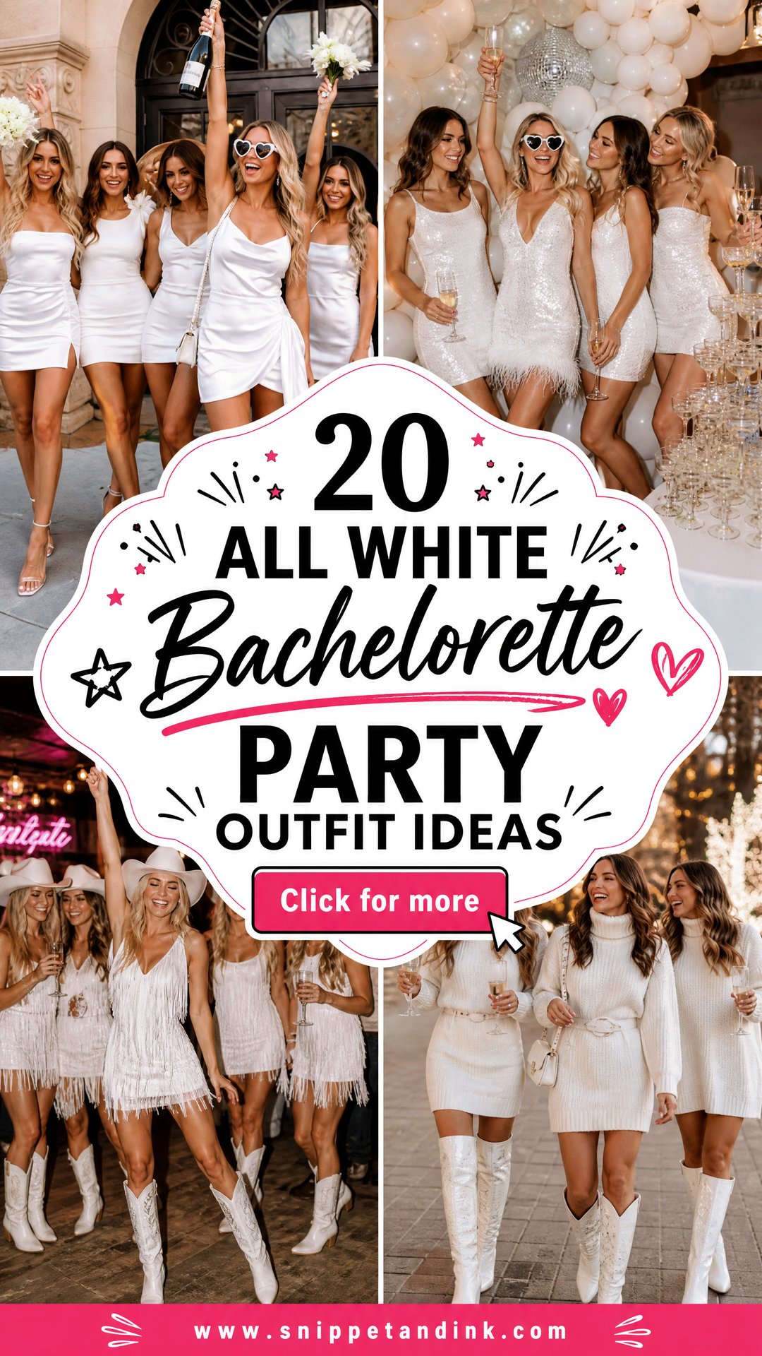 20 All White Bachelorette Party Outfit Ideas Chic Group Looks - 20 All White Bachelorette Party Outfit Ideas: Chic Group Looks