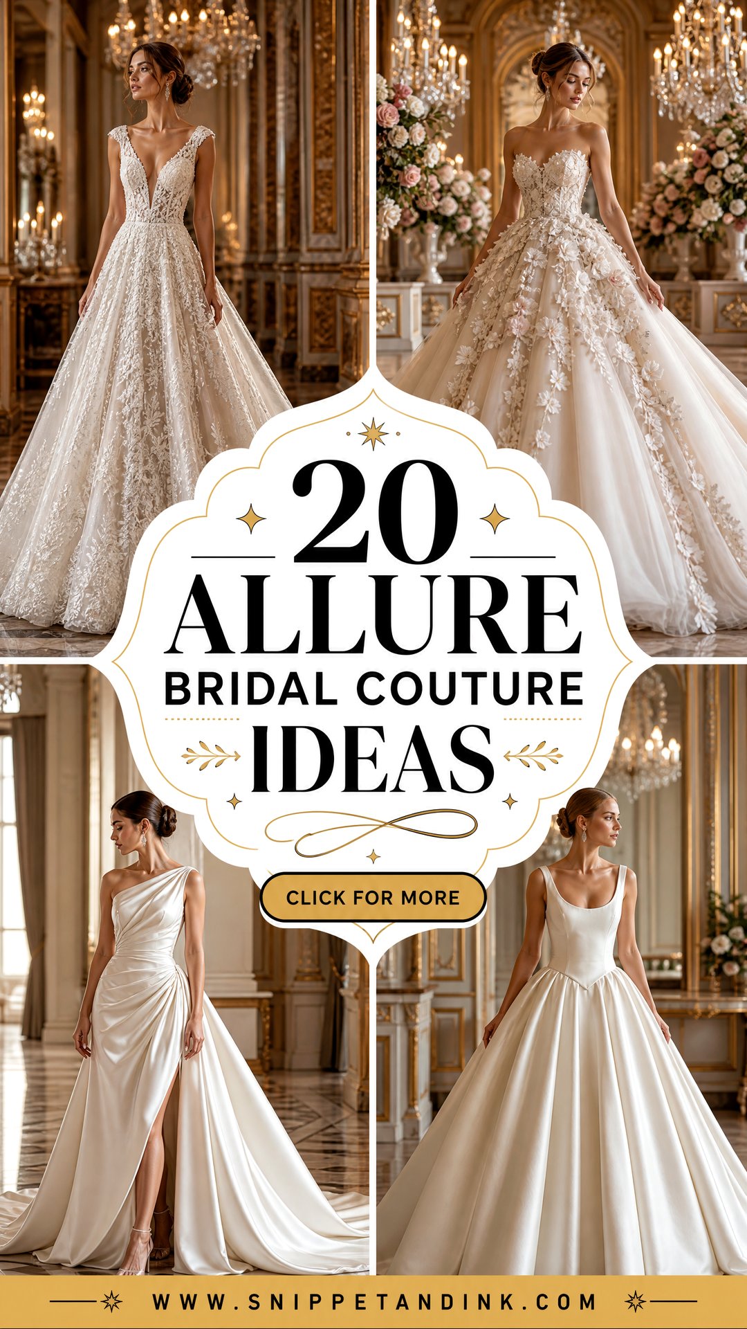 20 Allure Bridal Couture Ideas Luxe Gown Trends for Brides - 20 Allure Bridal Couture Ideas: Luxe Gown Trends for Brides