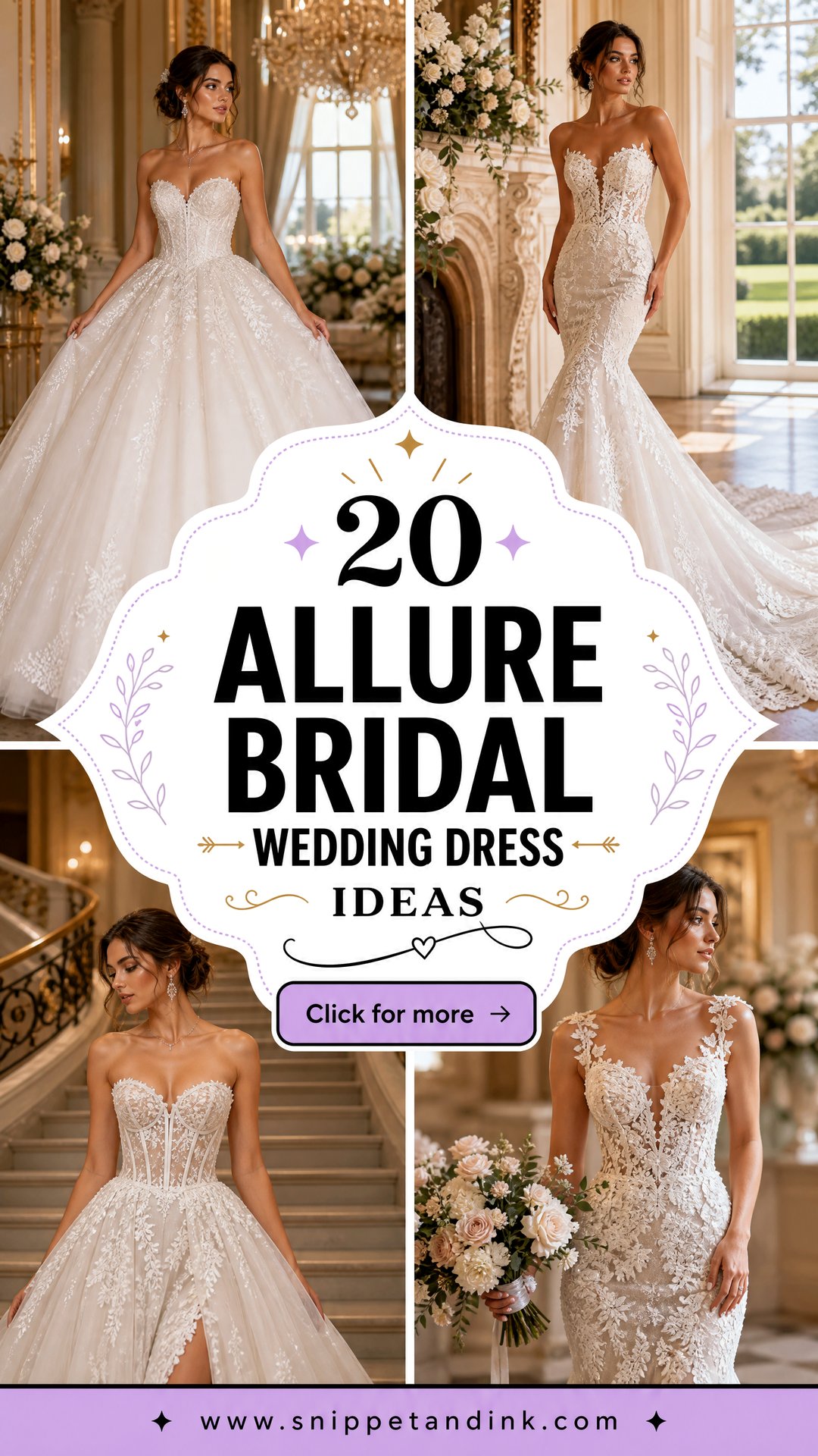 20 Allure Bridal Wedding Dress Ideas Romantic Gowns to Love - 20 Allure Bridal Wedding Dress Ideas: Romantic Gowns to Love