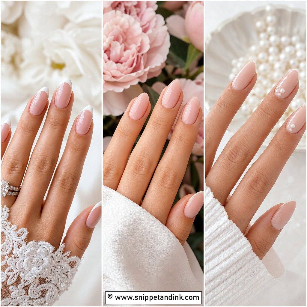 20 Almond Nails Designs Wedding Ideas for Elegant Brides