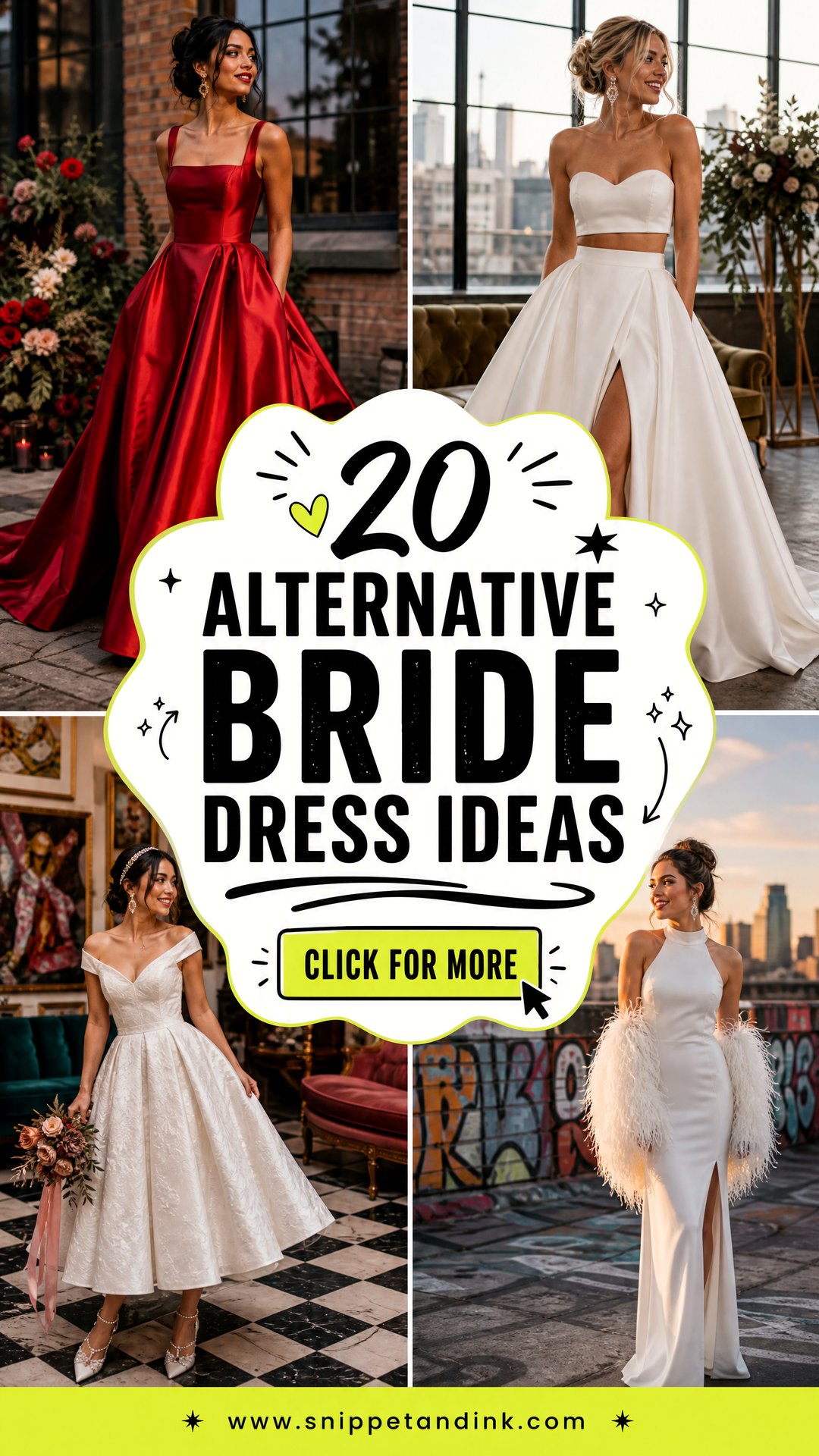 20 Alternative Bride Dress Ideas Bold Styles to Inspire - 20 Alternative Bride Dress Ideas: Bold Styles to Inspire