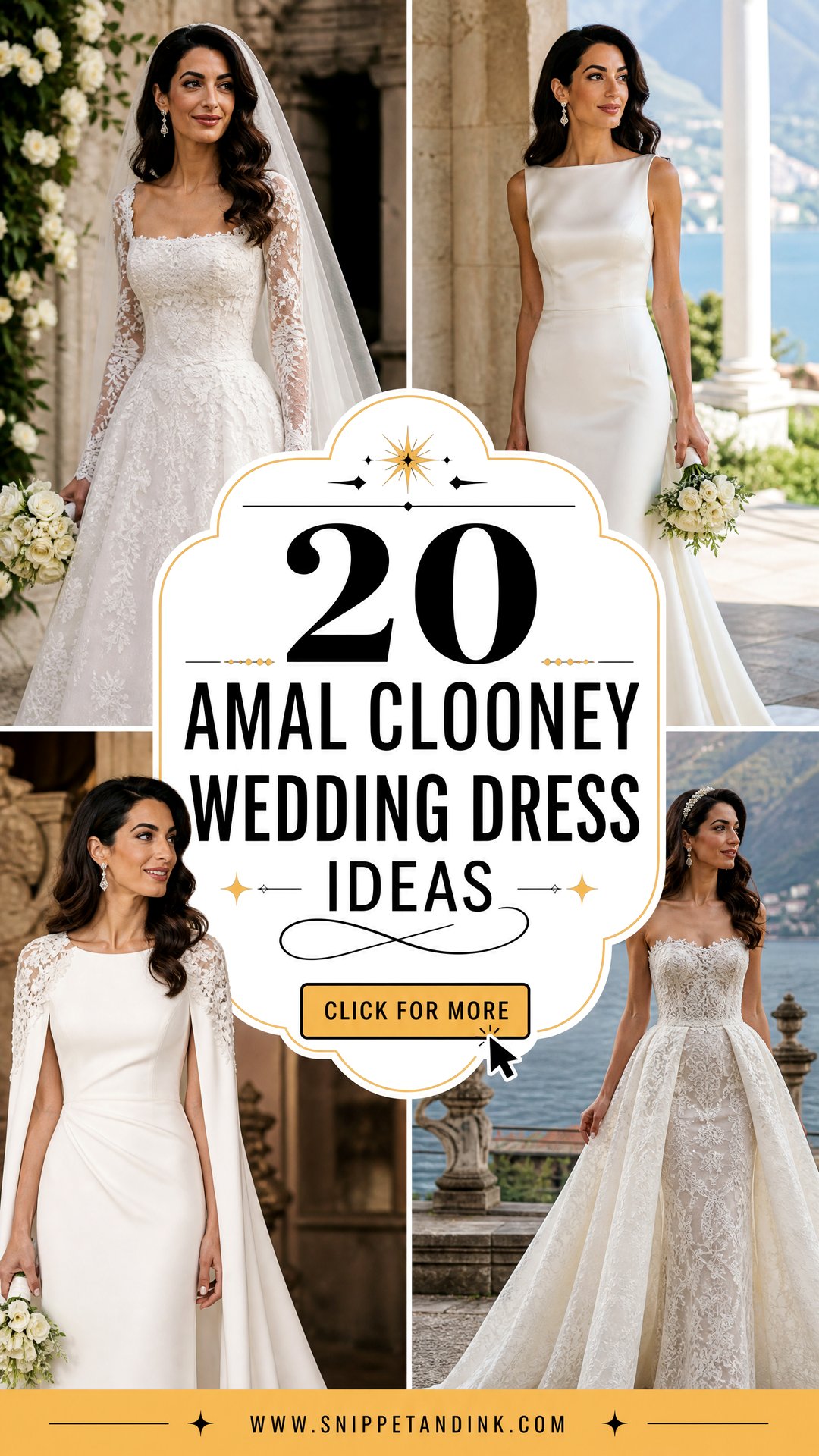 20 Amal Clooney Wedding Dress Ideas Timeless Bridal Style - 20 Amal Clooney Wedding Dress Ideas: Timeless Bridal Style