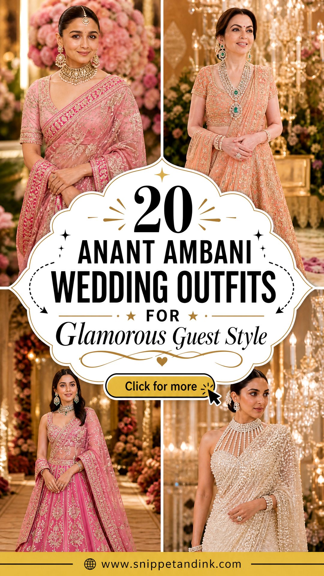 20 Anant Ambani Wedding Outfits for Glamorous Guest Style - 20 Anant Ambani Wedding Outfits for Glamorous Guest Style