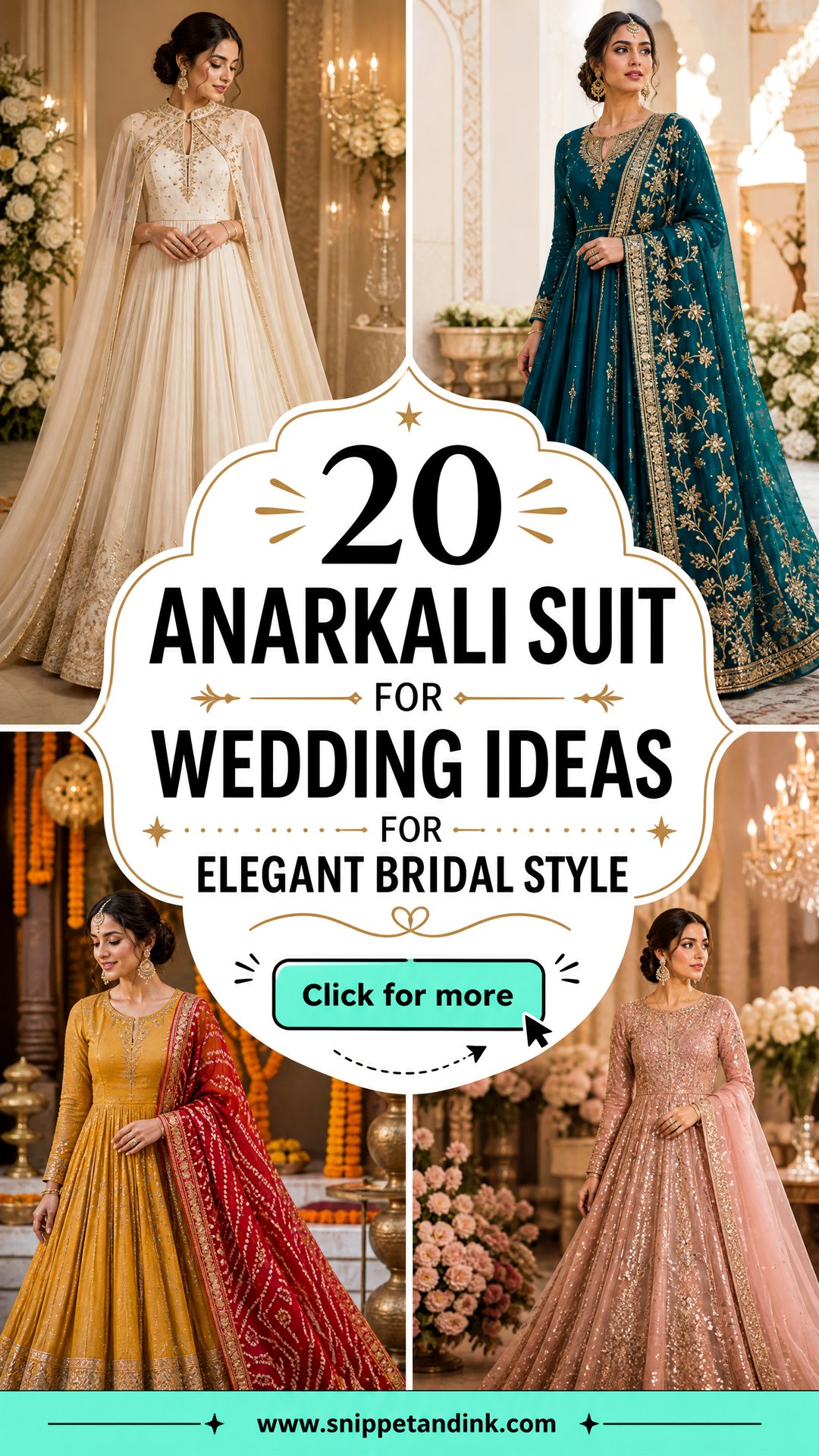 20 Anarkali Suit for Wedding Ideas for Elegant Bridal Style - 20 Anarkali Suit for Wedding Ideas for Elegant Bridal Style
