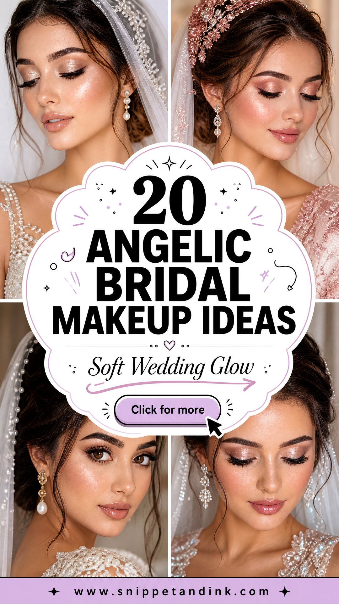 20 Angelic Bridal Makeup Ideas for a Soft Wedding Glow - 20 Angelic Bridal Makeup Ideas for a Soft Wedding Glow