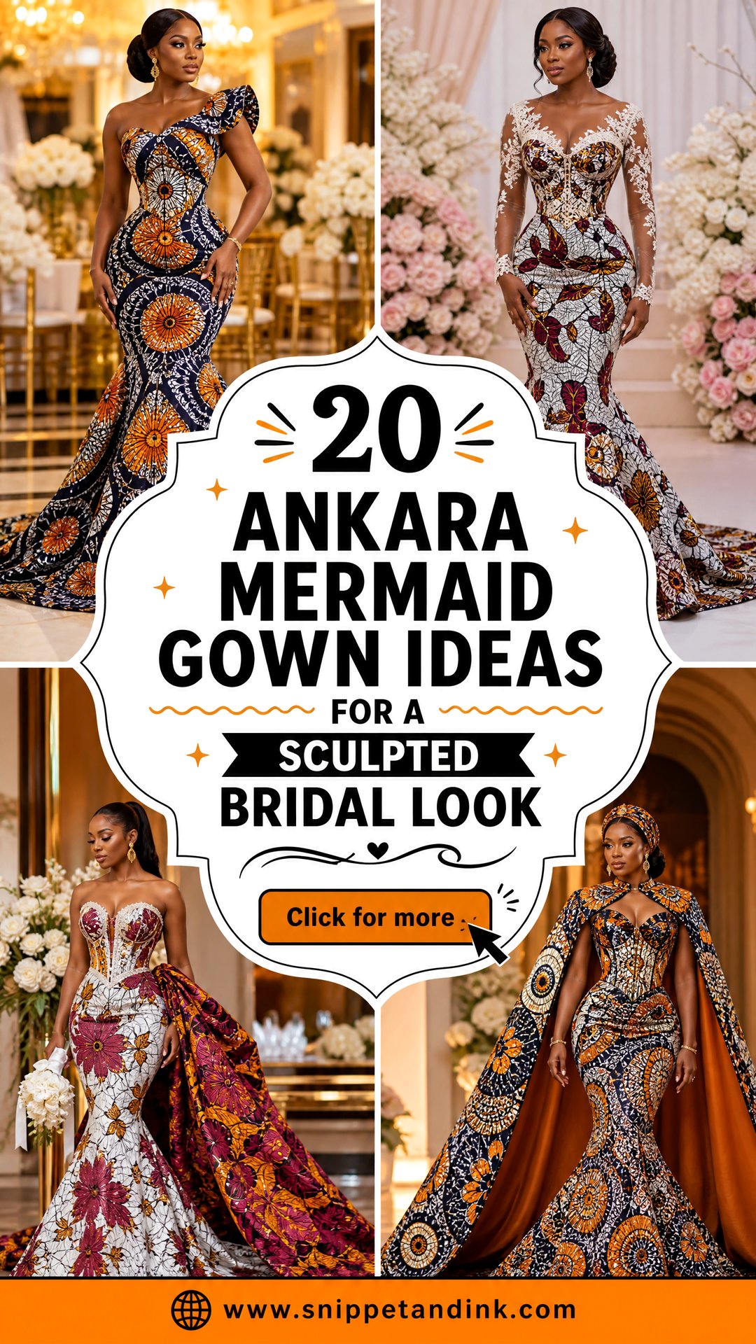 20 Ankara Mermaid Gown Ideas for a Sculpted Bridal Look - 20 Ankara Mermaid Gown Ideas for a Sculpted Bridal Look