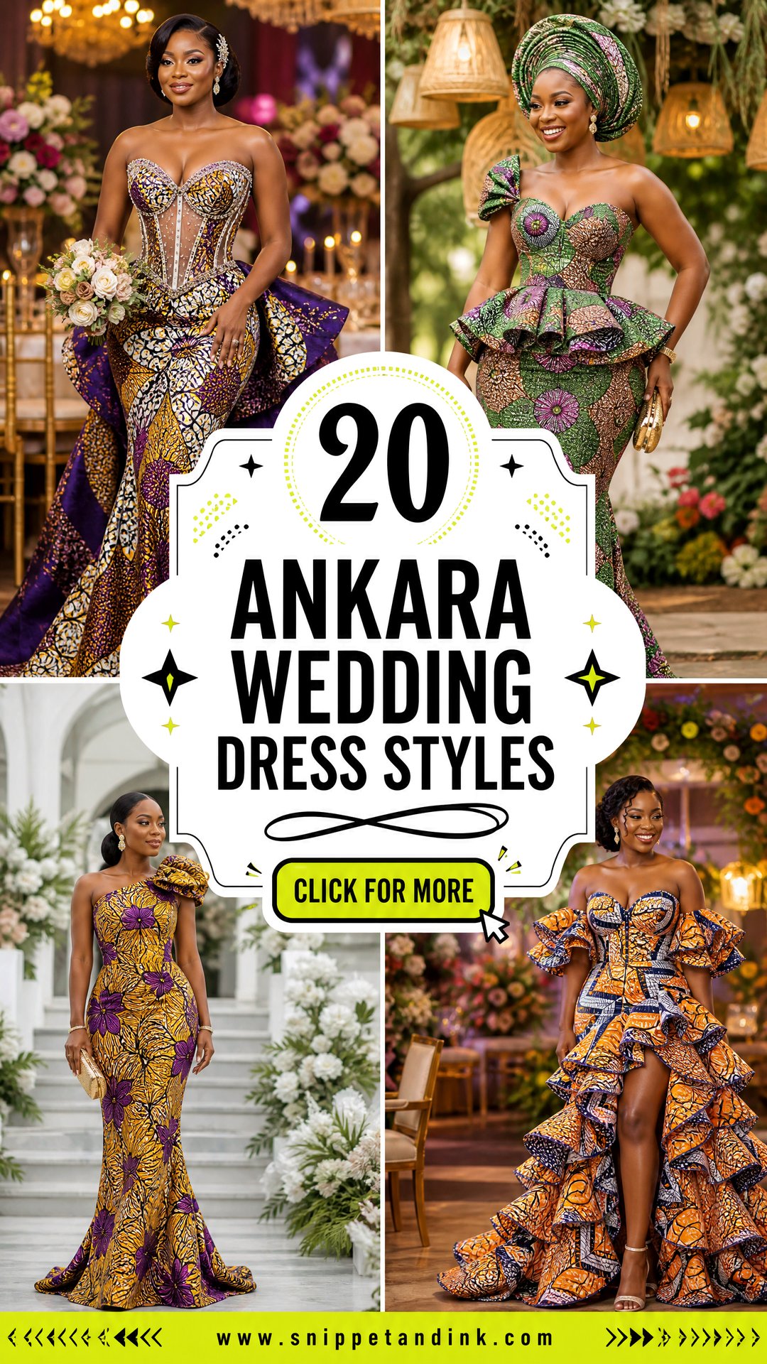 20 Ankara Wedding Dress Styles for Vibrant Modern Brides - 20 Ankara Wedding Dress Styles for Vibrant Modern Brides