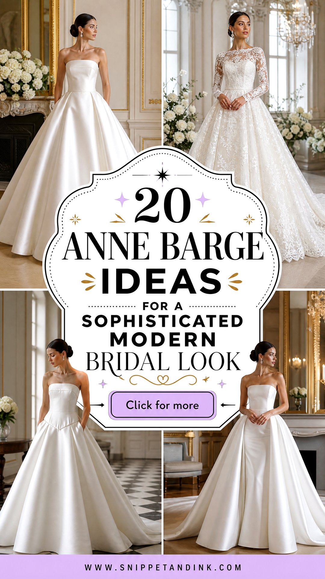 20 Anne Barge Ideas for a Sophisticated Modern Bridal Look - 20 Anne Barge Ideas for a Sophisticated Modern Bridal Look