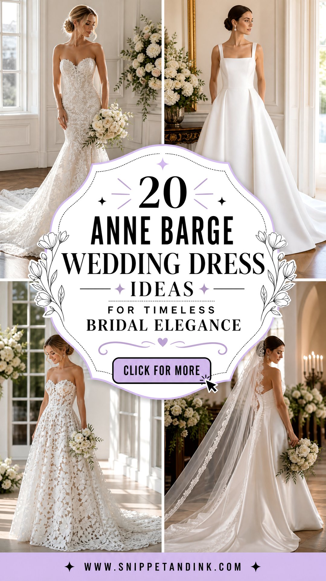 20 Anne Barge Wedding Dress Ideas for Timeless Bridal Elegance - 20 Anne Barge Wedding Dress Ideas for Timeless Bridal Elegance