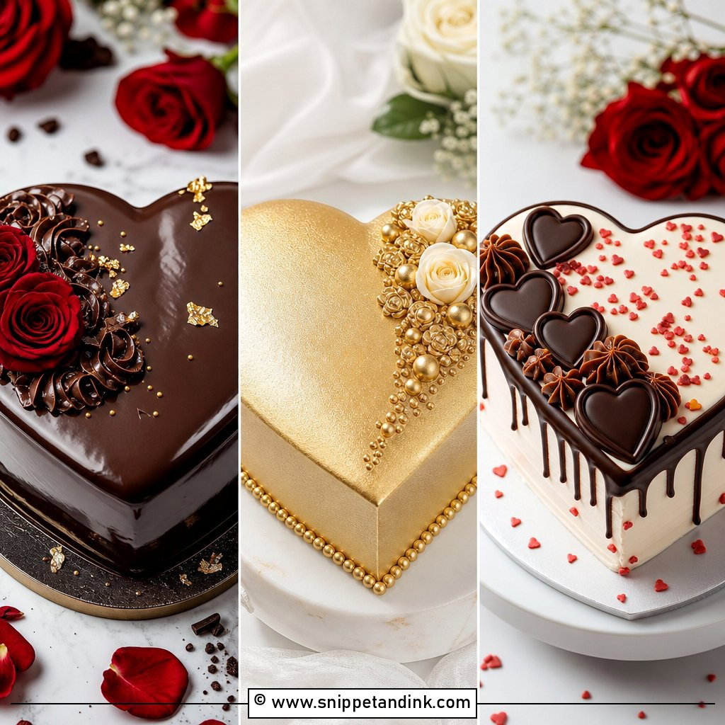 20 Anniversary Heart Cake Ideas for Romantic Celebrations