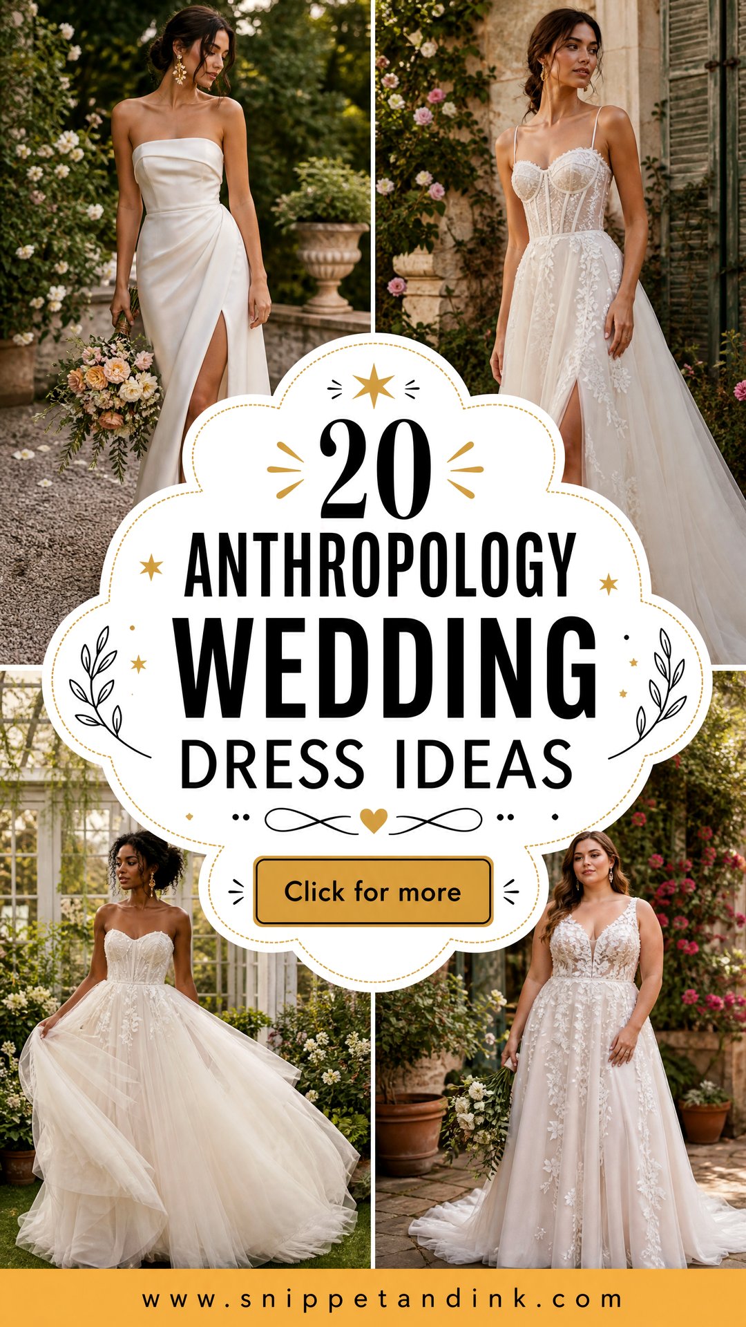 20 Anthropology Wedding Dress Ideas for Chic Bohemian Brides - 20 Anthropology Wedding Dress Ideas for Chic Bohemian Brides