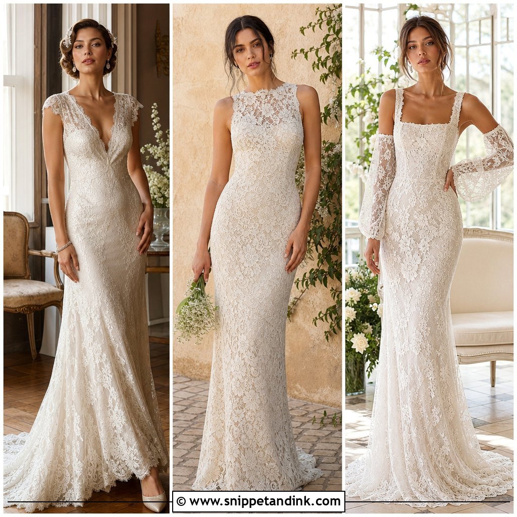 20 Antique Lace Wedding Dress Ideas With Timeless Romance
