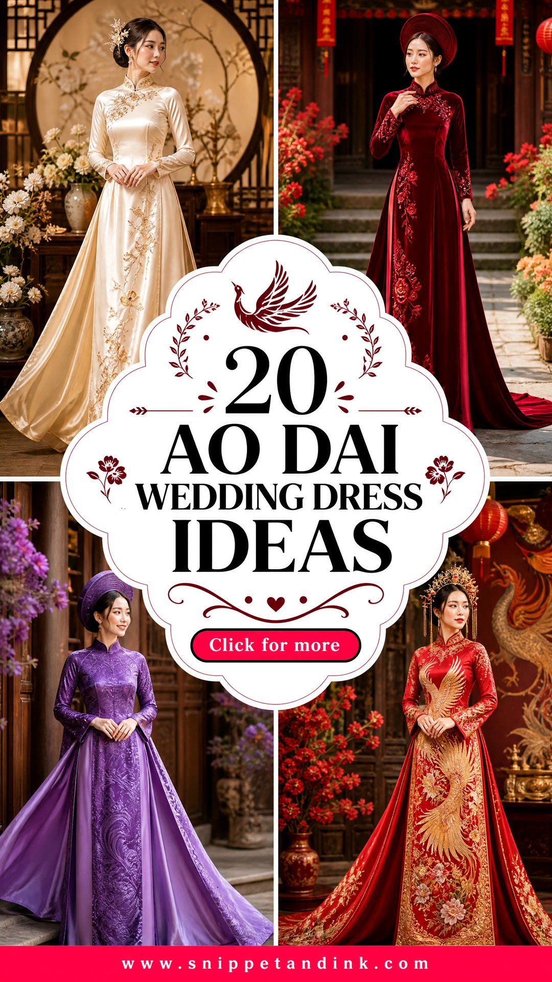 20 Ao Dai Wedding Dress Ideas for a Meaningful Celebration - 20 Ao Dai Wedding Dress Ideas for a Meaningful Celebration