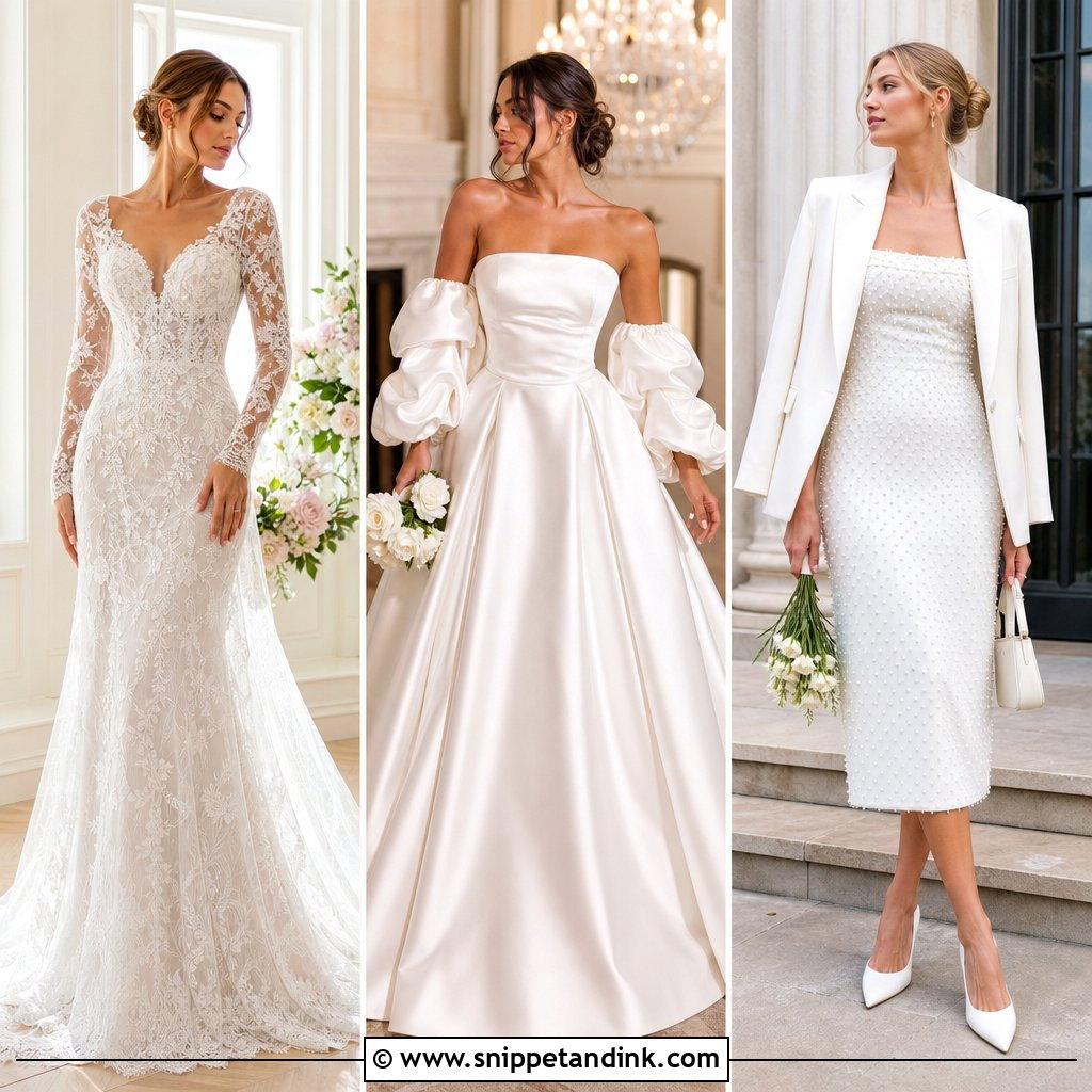 20 April Wedding Dress Ideas for an Elegant Spring Bride
