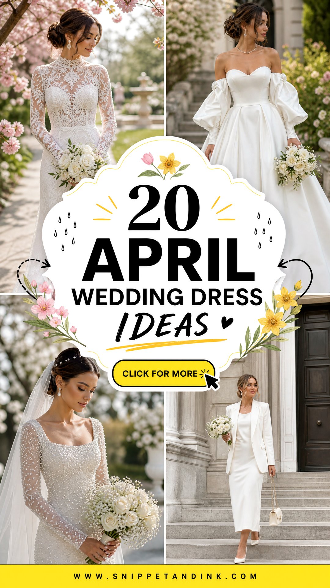 20 April Wedding Dress Ideas for an Elegant Spring Bride - 20 April Wedding Dress Ideas for an Elegant Spring Bride
