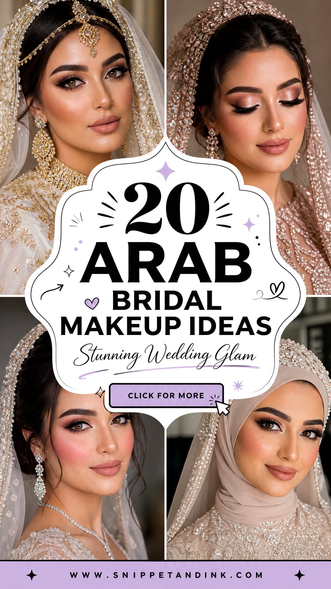 20 Arab Bridal Makeup Ideas for Stunning Wedding Glam - 20 Arab Bridal Makeup Ideas for Stunning Wedding Glam