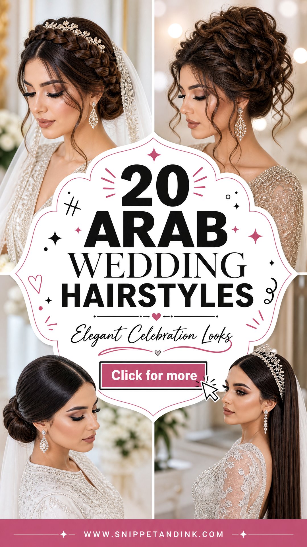20 Arab Wedding Hairstyles for Elegant Celebration Looks - 20 Arab Wedding Hairstyles for Elegant Celebration Looks