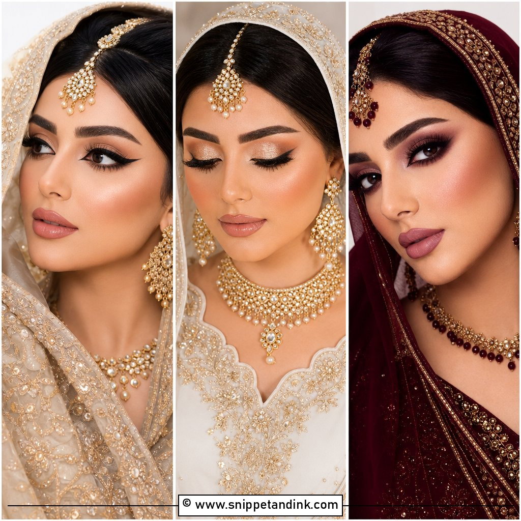 20 Arabian Wedding Makeup Ideas for Luxurious Bridal Glam