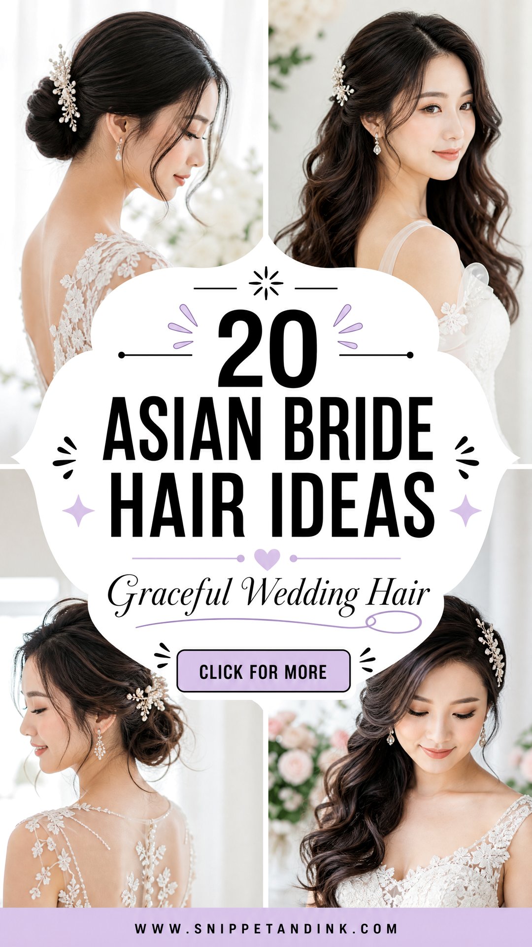 20 Asian Bride Hair Ideas for Graceful Wedding Style - 20 Asian Bride Hair Ideas for Graceful Wedding Style