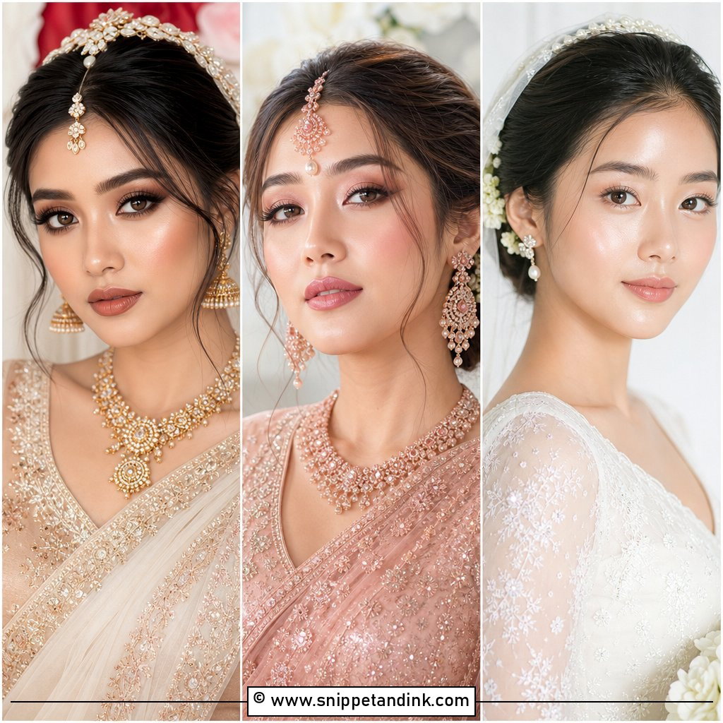 20 Asian Bride Makeup Ideas for Radiant Wedding Glam