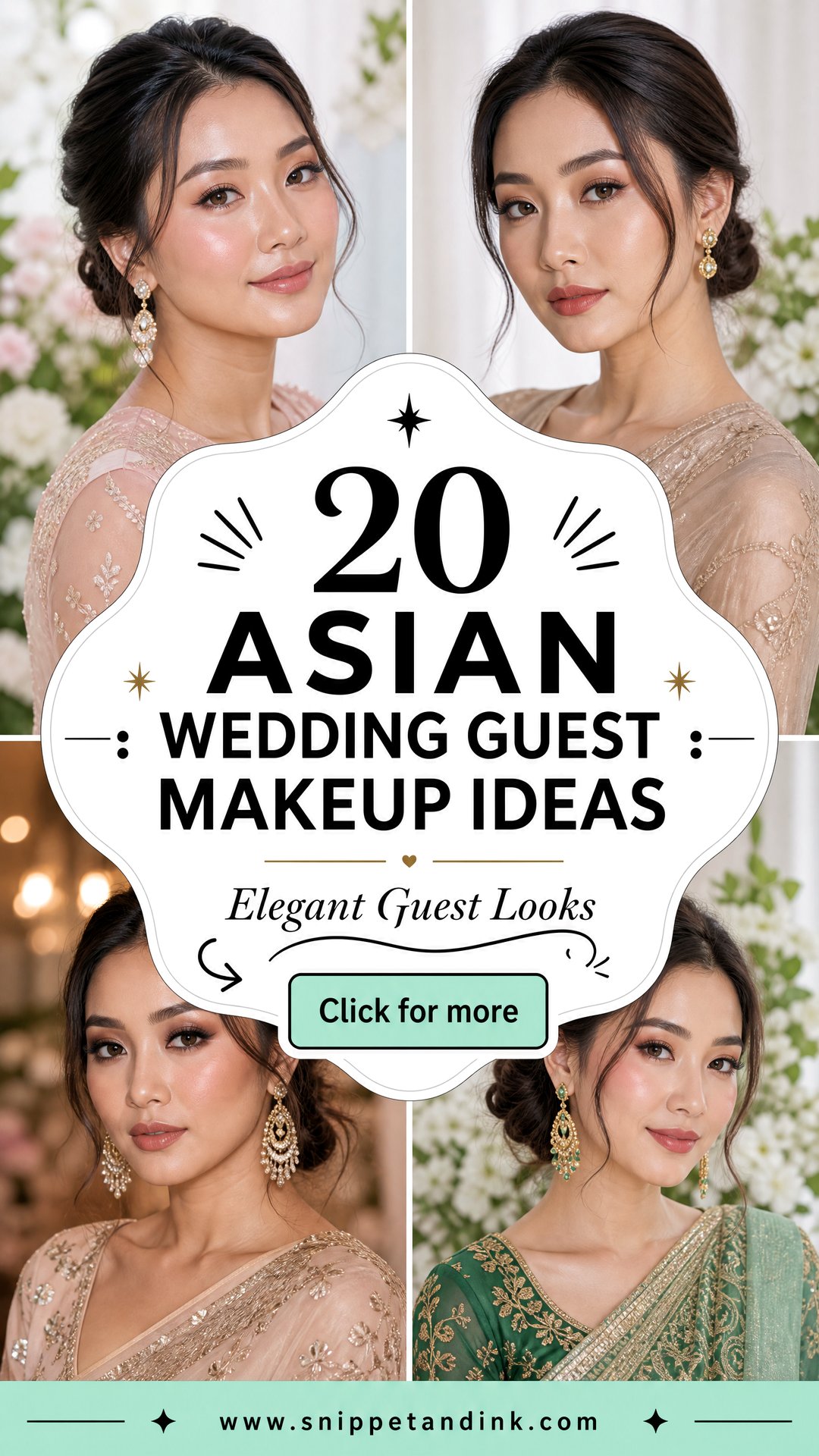 20 Asian Wedding Guest Makeup Ideas for Elegant Looks - 20 Asian Wedding Guest Makeup Ideas for Elegant Looks