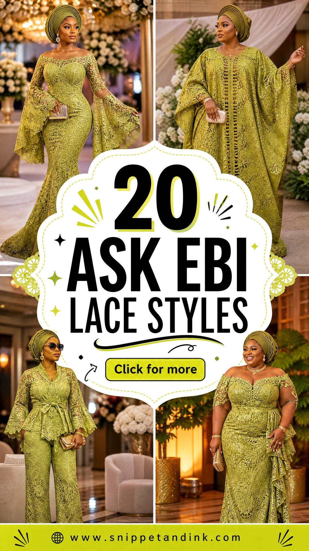 20 Ask Ebi Lace Styles for Unforgettable Wedding Guest Looks - 20 Ask Ebi Lace Styles for Unforgettable Wedding Guest Looks