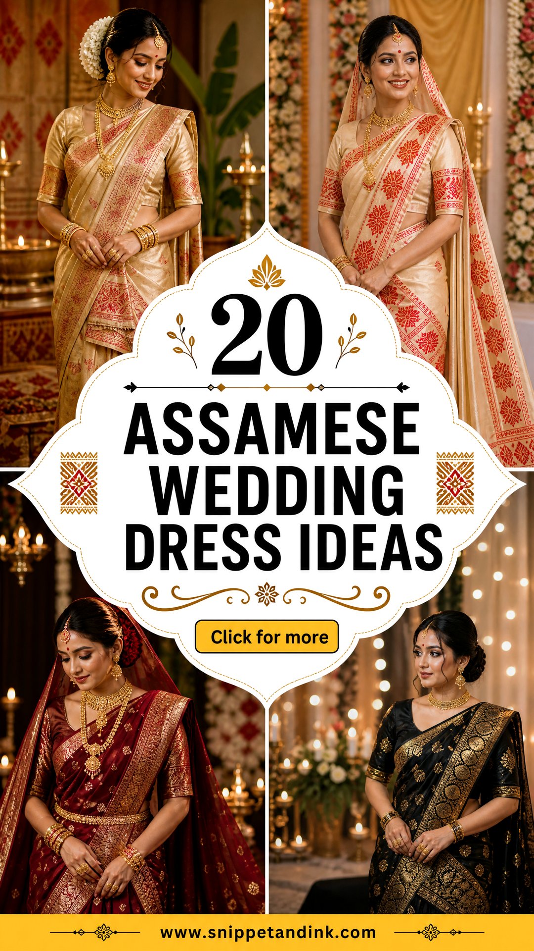 20 Assamese Wedding Dress Ideas for a Meaningful Ceremony - 20 Assamese Wedding Dress Ideas for a Meaningful Ceremony