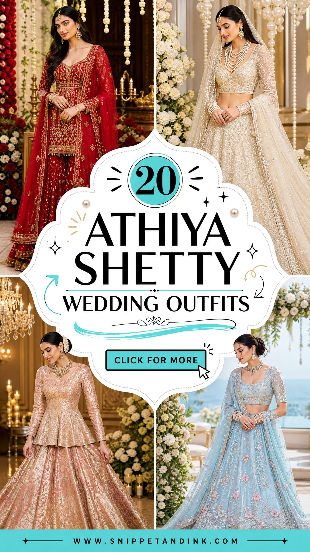 20 Athiya Shetty Wedding Outfits for Chic Bridal Inspiration - 20 Athiya Shetty Wedding Outfits for Chic Bridal Inspiration