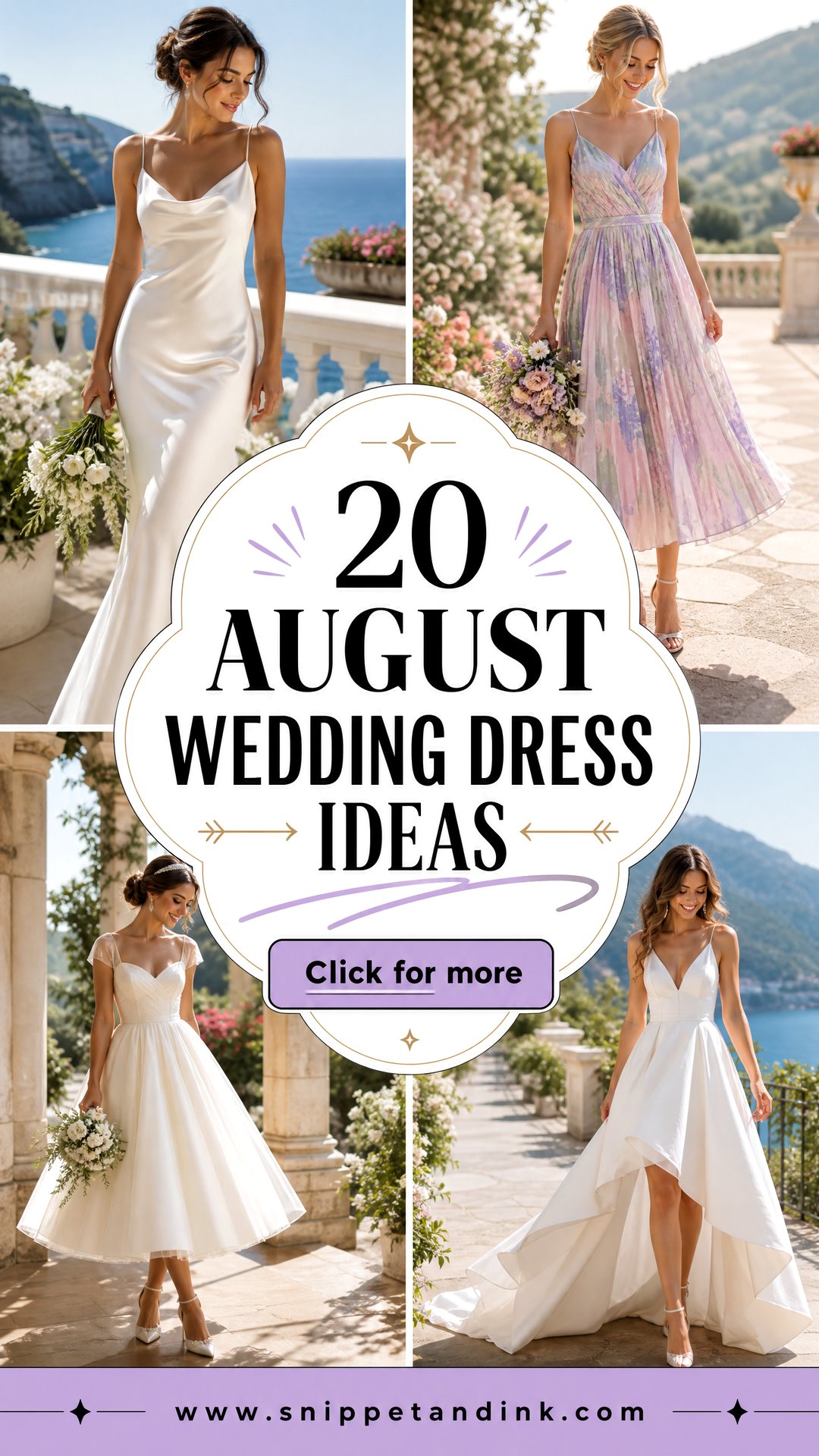 20 August Wedding Dress Ideas Elegant Summer Looks for Brides - 20 August Wedding Dress Ideas: Elegant Summer Looks for Brides