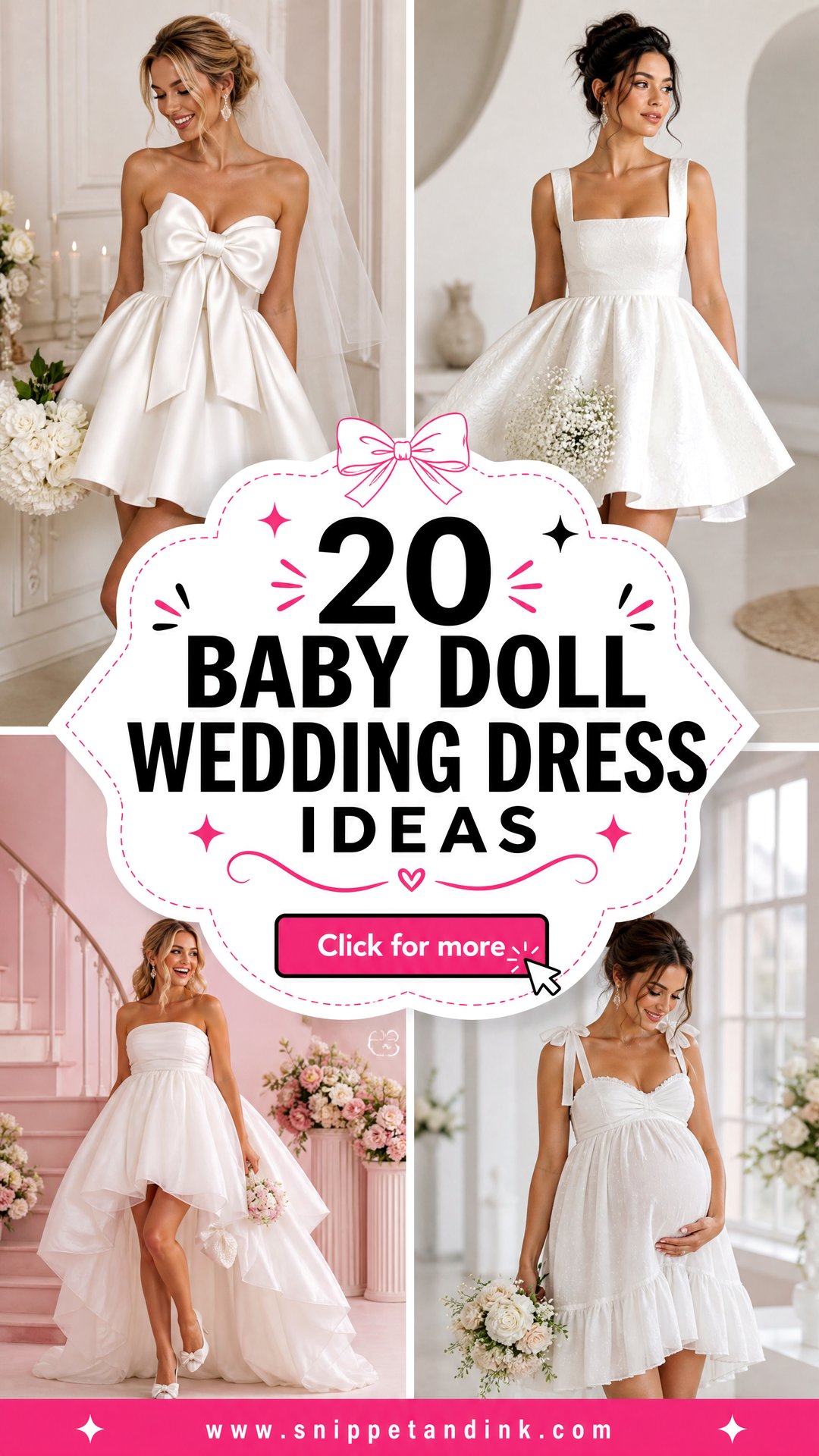 20 Baby Doll Wedding Dress Ideas Playful Looks for Brides - 20 Baby Doll Wedding Dress Ideas: Playful Looks for Brides