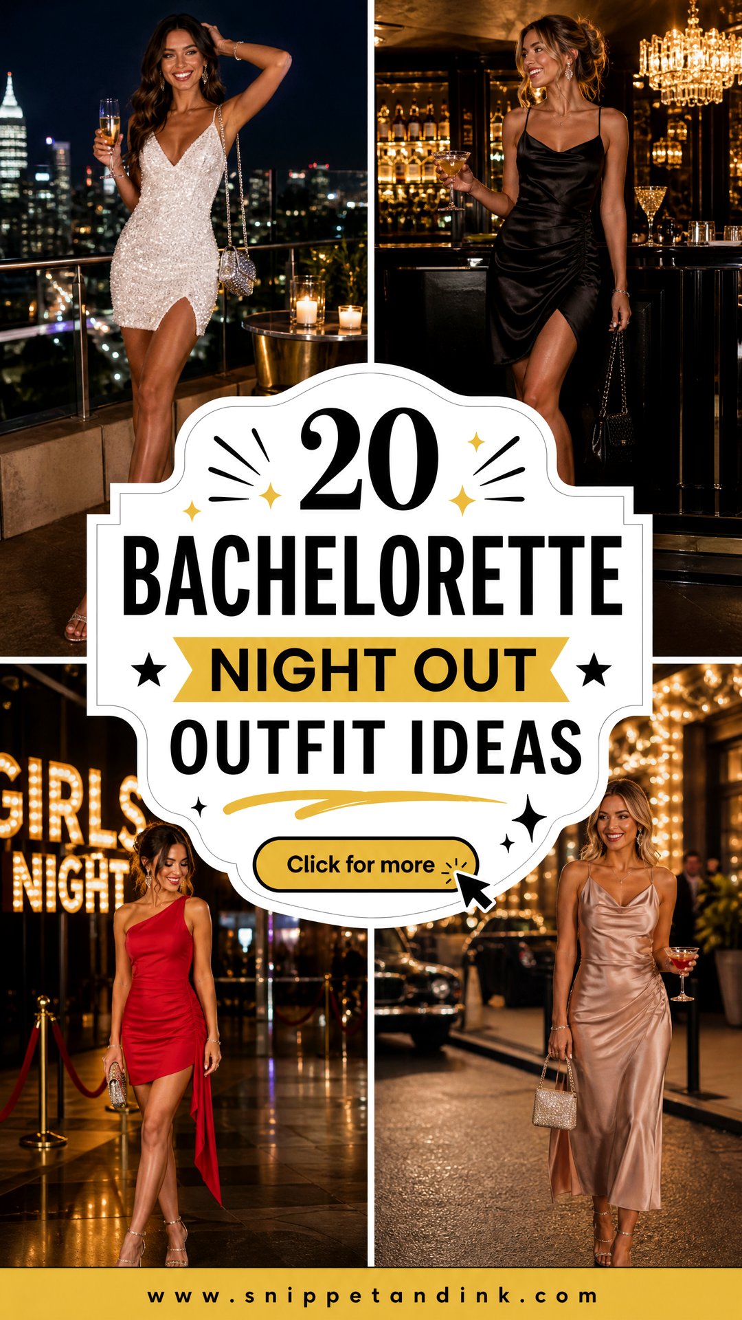 20 Bachelorette Night Out Outfit Ideas Glam Party Looks - 20 Bachelorette Night Out Outfit Ideas: Glam Party Looks