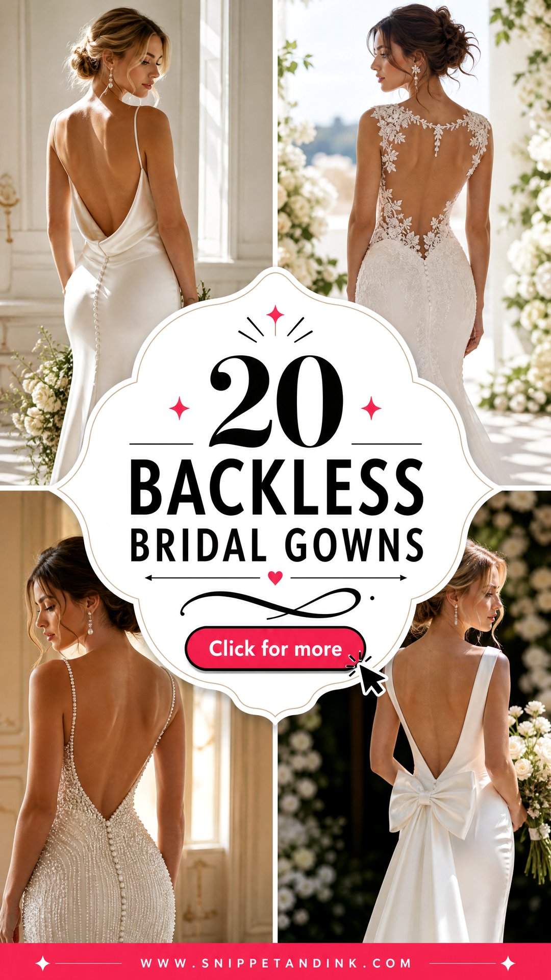 20 Backless Bridal Gowns Stunning Styles for Modern Brides - 20 Backless Bridal Gowns: Stunning Styles for Modern Brides