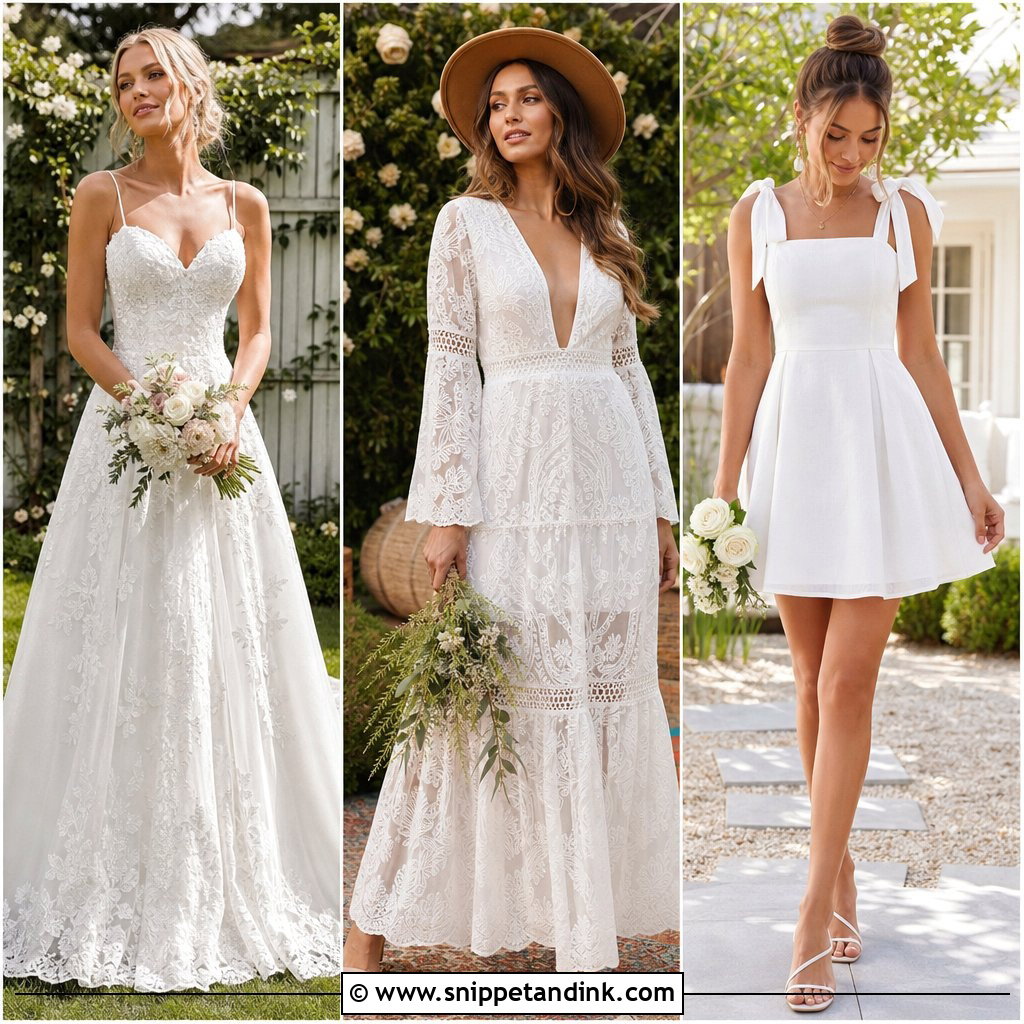 20 Backyard Wedding Dresses for Chic, Laid-Back Outdoor Brides