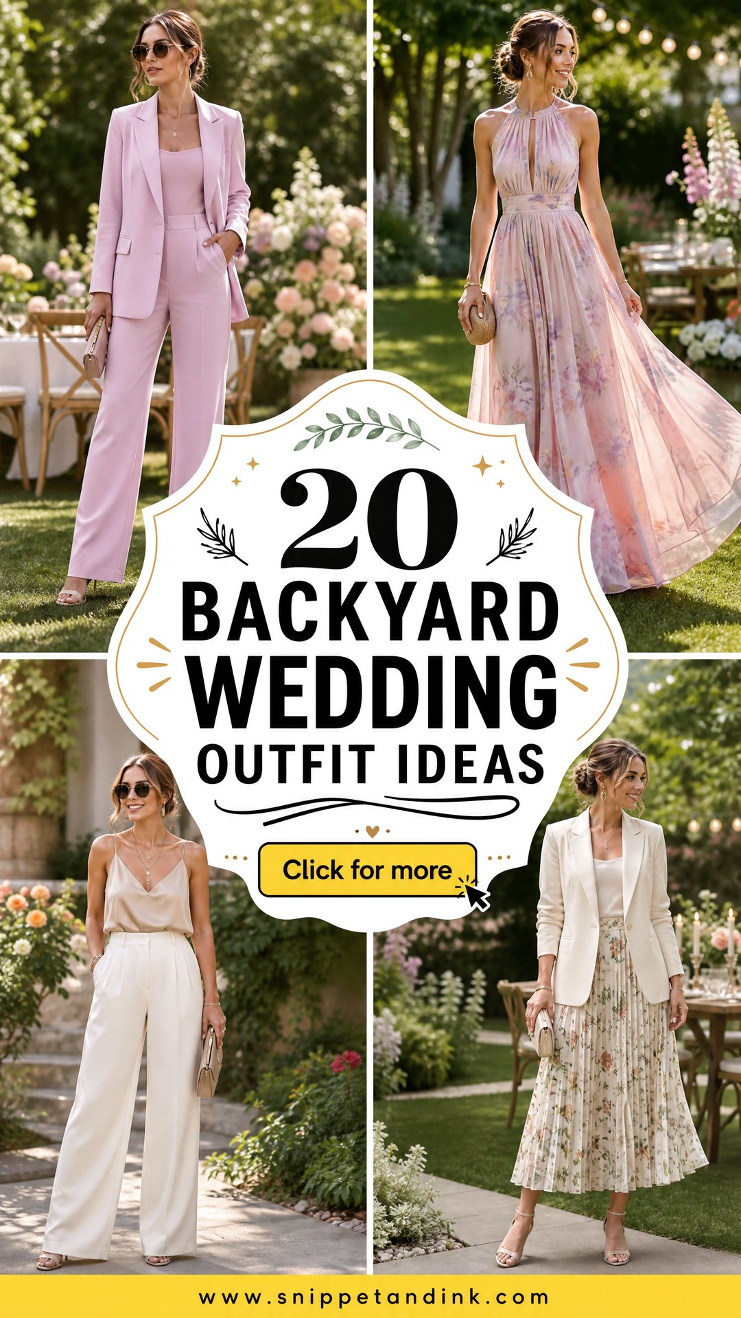 20 Backyard Wedding Outfit Ideas for Every Stylish Guest - 20 Backyard Wedding Outfit Ideas for Every Stylish Guest